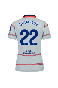 Atletico Madrid Alejandro Grimaldo #22 Jalkapallovaatteet Naisten Kolmaspaita 2026-27 Lyhythihainen